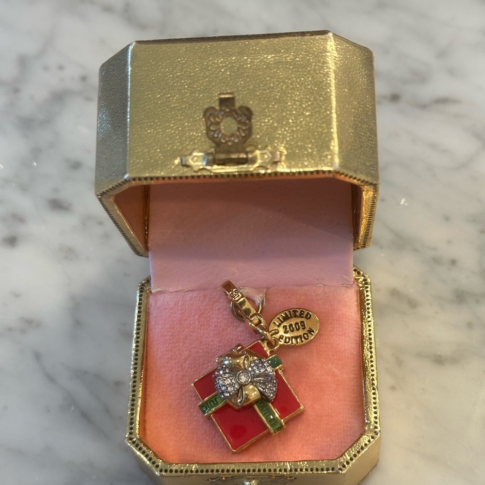 Juicy Couture Christmas Present Charm-LIMITED EDITION
